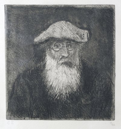 Camille Pissarro, door hemzelf, c. 1890 door Camille Jacob Pissarro